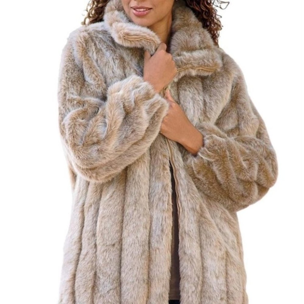 Faux Fur Coat